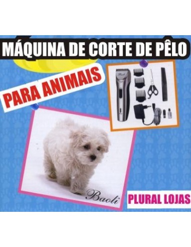 MAQUINA CORTAR PÊLO ANIMAIS RECARREGAVÉL | Virtualvantagem | VRT.002.00102