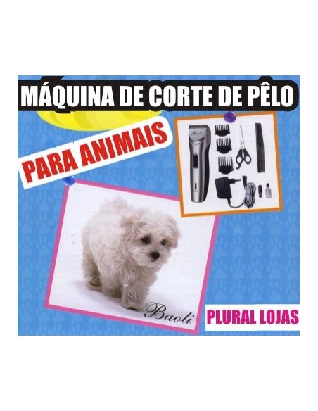 MAQUINA CORTAR PÊLO ANIMAIS RECARREGAVÉL | Virtualvantagem | VRT.002.00102