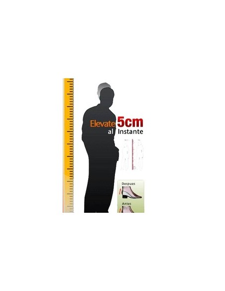 PALMILHAS SILICONE  AUMENTAM 5 CM A SUA ALTURA | Virtualvantagem | VRT.006.00003