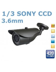 CAMERA VIGILANCIA  IR 24 LEDS 3.6 MM | Virtualvantagem |
