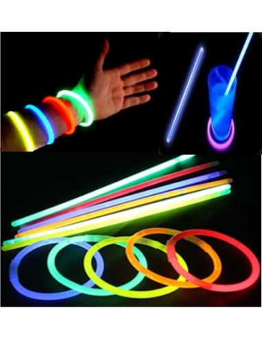 100 PULSEIRAS LUMINOSAS PARA FESTAS | Virtualvantagem | VRT.009.00005