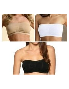 PACK 3 SOUTIENS  SEM ALÇAS E SEM COSTURAS | Virtualvantagem |