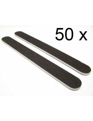 50 LIMAS PRETAS 100/180  PARA UNHAS | Virtualvantagem | VRT.003.00048