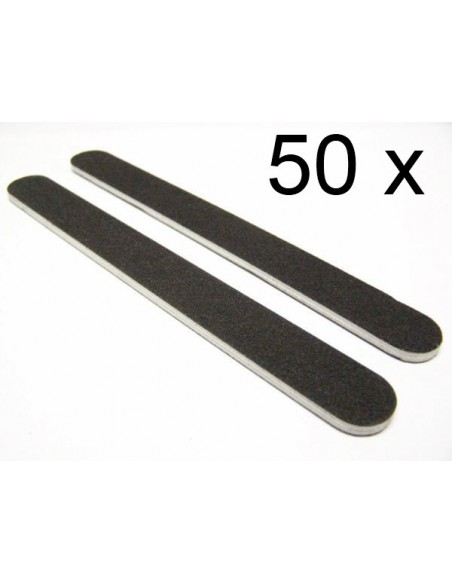 50 LIMAS PRETAS 100/180  PARA UNHAS | Virtualvantagem | VRT.003.00048
