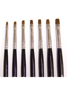 CONJUNTO DE 7 PINCEIS PARA UNHAS DIVERSOS TAMANHOS | Virtualvantagem | VRT.003.00023