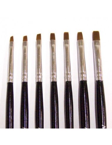 CONJUNTO DE 7 PINCEIS PARA UNHAS DIVERSOS TAMANHOS | Virtualvantagem | VRT.003.00023