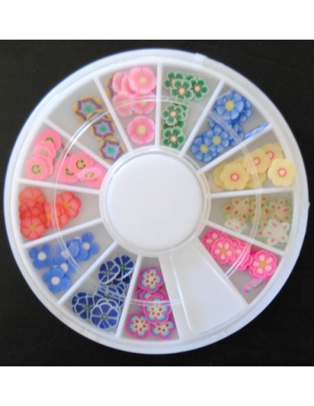 RODA  DE DECORAÇÕES FLORES 12 DIFERENTES | Virtualvantagem |