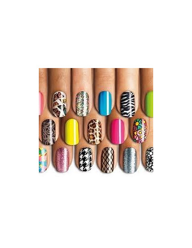 5 CARTEIRAS X 10 ADESIVOS PARA UNHAS  | Virtualvantagem |