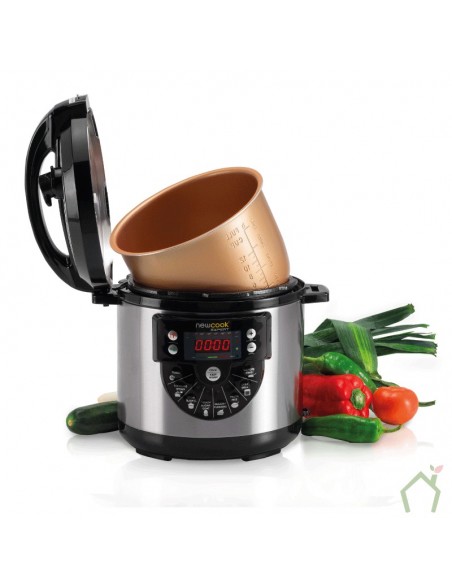 PANELA ELETRICA NEWCOOK EXPERT 6L COM VOZ | Virtualvantagem | VRT.007.00097
