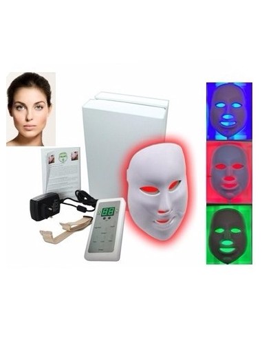 MASCARA DE FOTOTERAPIA DE LEDS 7 CORES | Virtualvantagem | VRT.002.00114