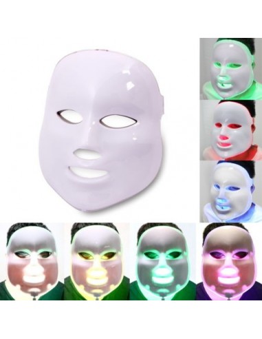 MASCARA DE FOTOTERAPIA DE LEDS 7 CORES | Virtualvantagem | VRT.002.00114