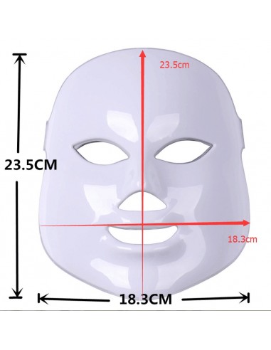 MASCARA DE FOTOTERAPIA DE LEDS 7 CORES | Virtualvantagem | VRT.002.00114