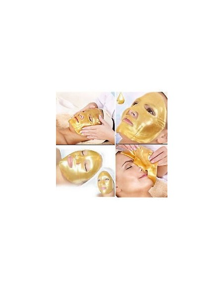 4 X MASCARA FACIAL  COLAGENO E OURO 24KTS | Virtualvantagem | VRT.005.00018