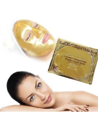 4 X MASCARA FACIAL  COLAGENO E OURO 24KTS | Virtualvantagem | VRT.005.00018