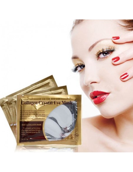 10 x MASCARA ÁCIDO HIALURÓNICO E COLAGENO OLHOS | Virtualvantagem | VRT.005.00019