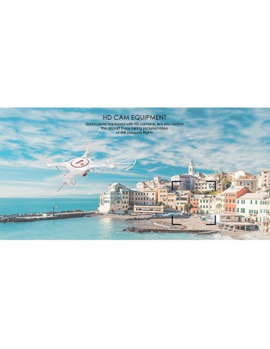 DRONE SYMA X5UC 2.4G - 4 CANAIS COM GYRO + CAMERA HD | Virtualvantagem |