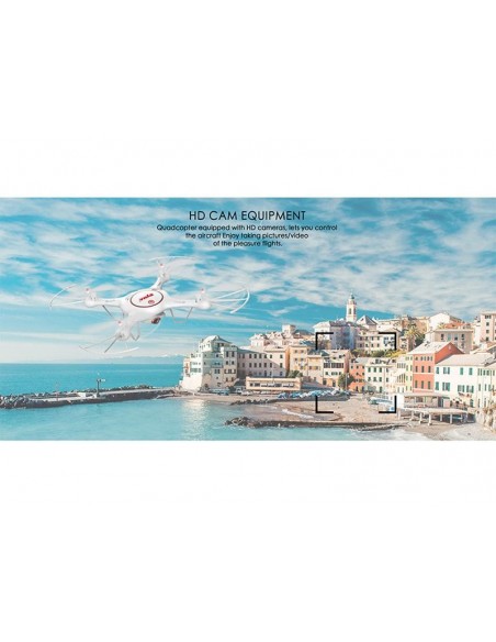 DRONE SYMA X5UC 2.4G - 4 CANAIS COM GYRO + CAMERA HD | Virtualvantagem |