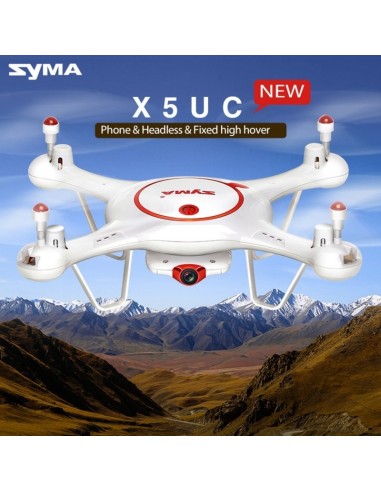 DRONE SYMA X5UC 2.4G - 4 CANAIS COM GYRO + CAMERA HD | Virtualvantagem |