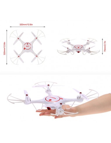 DRONE SYMA X5UC 2.4G - 4 CANAIS COM GYRO + CAMERA HD | Virtualvantagem |