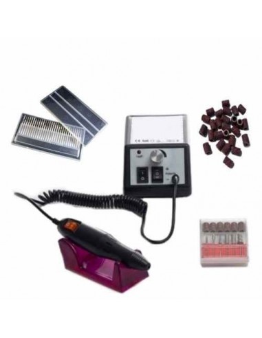 BROCA UNHAS DE GEL 20000 ROTAÇÕES + 30 DISCOS DIAMANTE + 100 LIXAS | Virtualvantagem | VRT.003.00012