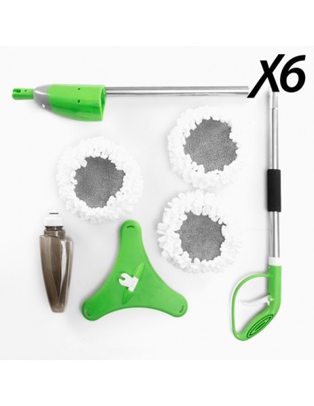 Esfregona Mopa Tripla com Pulverizador | Virtualvantagem | VRT.007.00066