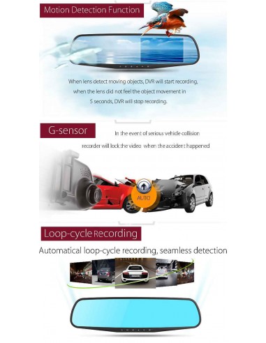 Câmera Full HD 1080p DVR para Carro LCD 2.8" | Virtualvantagem | VRT.008.00007