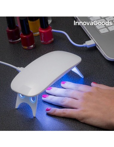 MINI LAMPADA DE LED UV PARA UNHAS | Virtualvantagem | VRT.003.00096