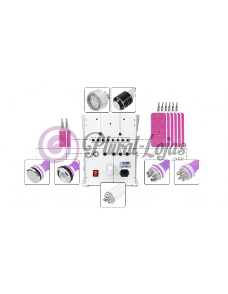 MULTIFUNÇÕES 9 EM 1 CAVITAÇÃO + RF + VACUO + LIPO + CRIO +LEDS | Virtualvantagem | VRT.001.00032