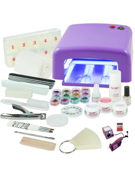 KIT PARA UNHAS DE GEL COMPLETO COM BROCA | Virtualvantagem |