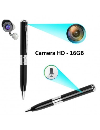 ESFEROGRAFICA SPY PEN HD + MICRO SDHC 16GB | Virtualvantagem |