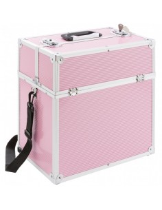 KIT  UNHAS DE GEL LILAS + MALA ROSA | Virtualvantagem | 2