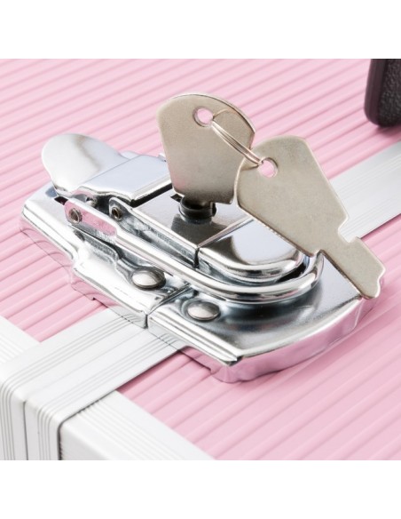 KIT  UNHAS DE GEL LILAS + MALA ROSA | Virtualvantagem |