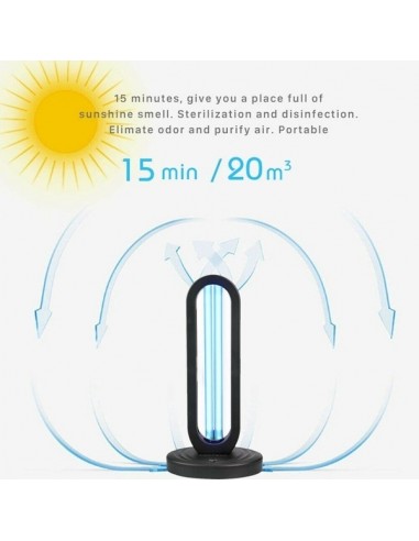 LAMPADA GERMICIDA UV ULTRAVIOLETA + OZONO | Virtualvantagem | VRT.007.00041