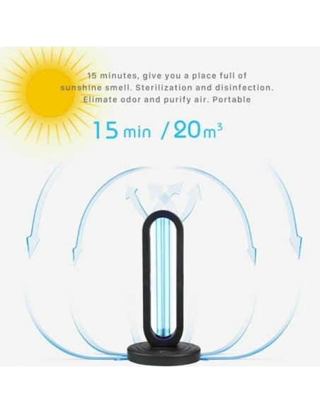 LAMPADA GERMICIDA UV ULTRAVIOLETA + OZONO | Virtualvantagem | VRT.007.00041