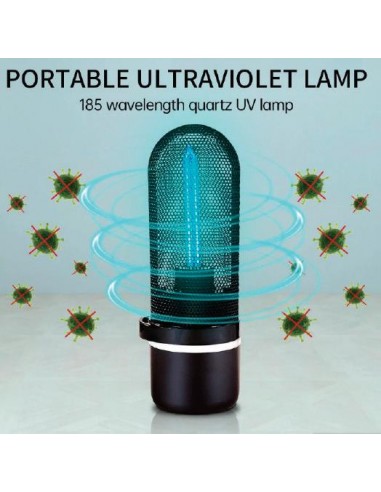 LAMPADA GERMICIDA UV PORTÁTIL | Virtualvantagem | VRT.007.00053