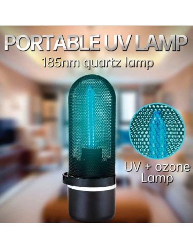 LAMPADA GERMICIDA UV PORTÁTIL | Virtualvantagem | VRT.007.00053