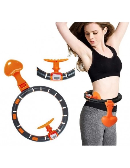 HULA HOOP COM PESO E CONTADOR AJUSTAVEL | Virtualvantagem | VRT.004.00026