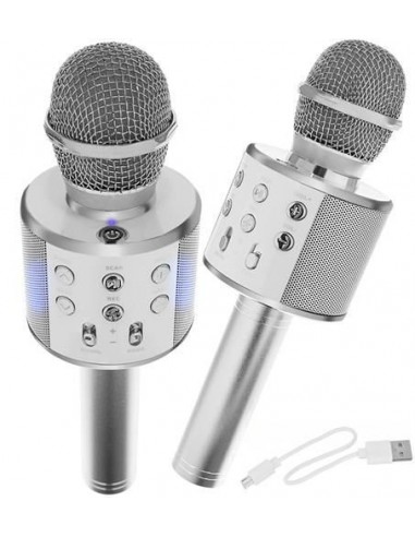MICROFONE KARAOKE PORTÁTIL BLUETOOTH | Virtualvantagem | VRT.008.00011