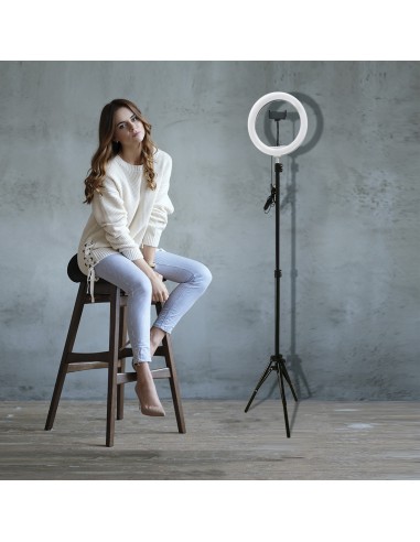 RING LIGHT COM TRIPÉ 26CM E COMANDO | Virtualvantagem | VRT.008.00012