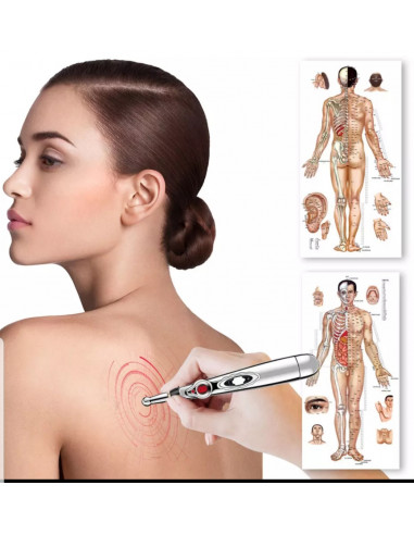 CANETA ACUPUNTURA ELETRICA MERIDIAN PEN | Virtualvantagem | VRT.002.00131