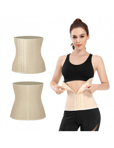 CINTA MODELADORA LATEX 9 BARBATANAS | Virtualvantagem | VRT.006.00036