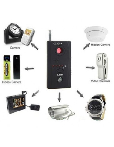 DETECTOR CAMERAS OCULTAS SPY E DISPOSITIVOS DE ESCUTA | Virtualvantagem | VRT.008.00001