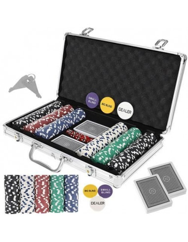 MALA POKER 300 FICHAS 11.5g | Virtualvantagem | VRT.009.00016