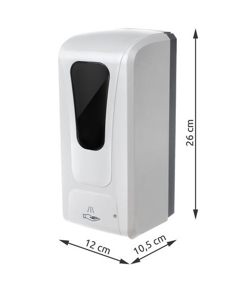 DISPENSADOR DE GEL AUTOMATICO 1000ML | Virtualvantagem | VRT.007.00141