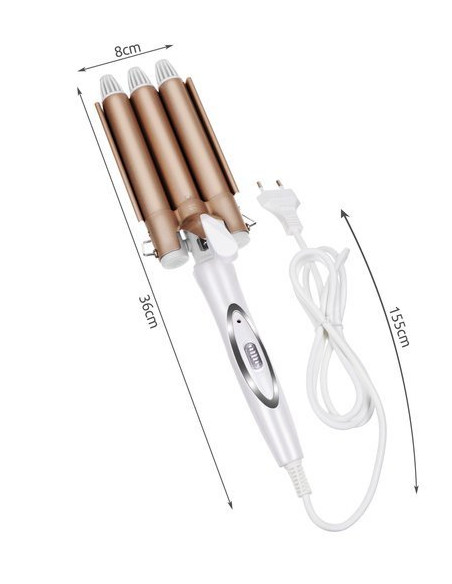 Ferro Modelador de Cabelo 3 Rolos | Virtualvantagem | VRT.002.000144