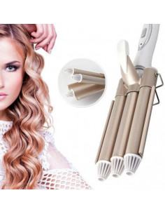 Ferro Modelador de Cabelo 3 Rolos | Virtualvantagem | VRT.002.000144