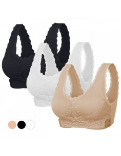 SOFT TOUCH BRA PACK 3 SUTIÃS PUSH-UP | Virtualvantagem | VRT.006.00047