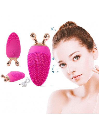 ESCOVA SONICA LIMPEZA + MASSAGEADOR 3D | Virtualvantagem | VRT.002.00147