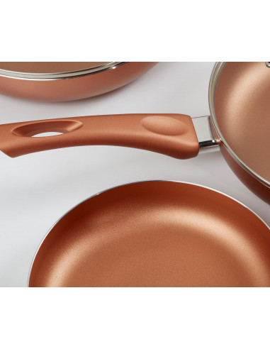 FRIGIDEIRAS DE CERAMICA 5 PEÇAS COBRE | Virtualvantagem | VRT.007.00017