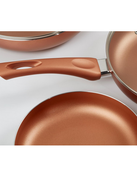 FRIGIDEIRAS DE CERAMICA 5 PEÇAS COBRE | Virtualvantagem | VRT.007.00017